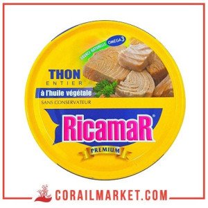 Thon ricamar huile 160 g