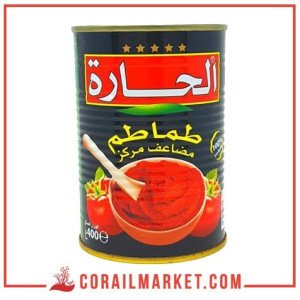 Tomate double concentré 28% elhara 400 g