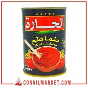طماطم مركزة 28% الحارة 400غ