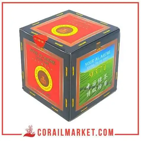 شاي أخضر شعيرات رفيعة نور العرش 125 غ شاي أخضر شعيرات رفيعة نور العرش 125 غ