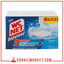 Bloc cuvette WC parfum océane wc net intense 4×34 g