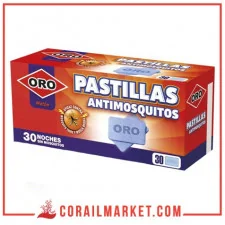 pastilles anti moustiques oro 30 pastilles