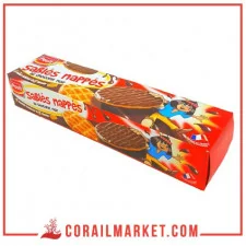 sablés nappés au chocolat NOIR poult 200 g