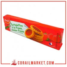 TARTELETTES à la crème de FRAISE POULT 150 g