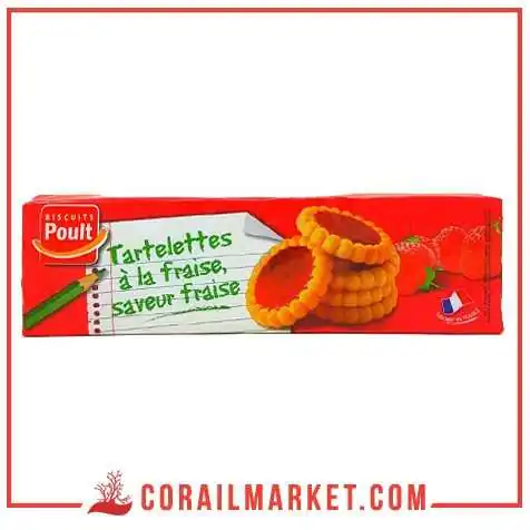 TARTELETTES à la crème de FRAISE POULT 150 g TARTELETTES à la crème de FRAISE POULT 150 g
