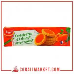 TARTELETTES à la crème d'abricot POULT 150 g