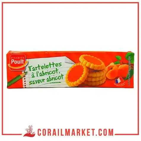 TARTELETTES à la crème d'abricot POULT 150 g TARTELETTES à la crème d'abricot POULT 150 g