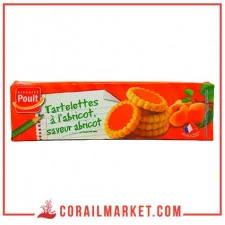 TARTELETTES à la crème d'abricot POULT 150 g