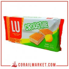 gaufrettes a la créme citron croustille lu 152 g