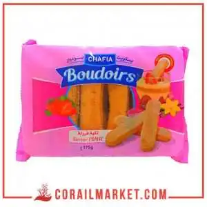 Biscuits Boudoirs goût fraise CHAFIA 180 g