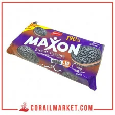 biscuit cacaoté fourre crème de cacao maxon palmary 380 g