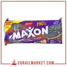 biscuit cacaoté fourre crème de cacao maxon palmary 380 g