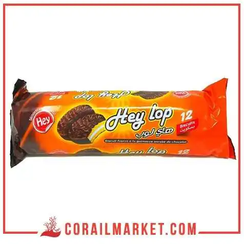 بسكويت بالمارشمالو مغطى بالكاكاو هاي لوب هاي 260غ بسكويت بالمارشمالو مغطى بالكاكاو هاي لوب هاي 260غ