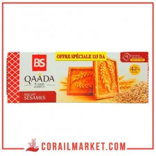 biscuit au sésames qaada 210 g