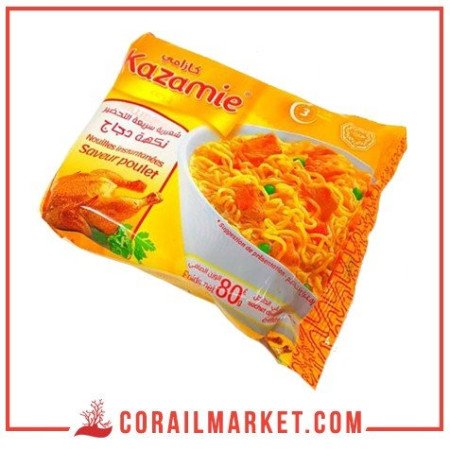 nouilles instantanées gout poulet kazamie  80 g
