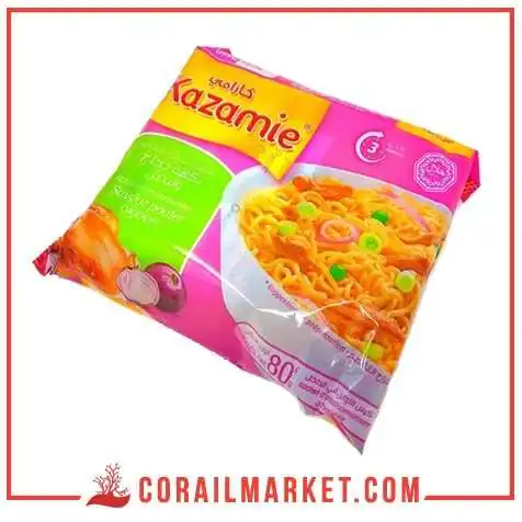 nouilles instantanées gout poulet et oignon kazamie 80 g nouilles instantanées gout poulet et oignon kazamie 80 g