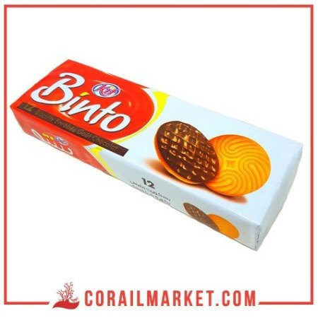 biscuit enrobé au chocolat BINTO KIF  150 g