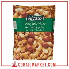mélange de fruits secs (noisette,noix de cajou,noix,amande) alesto 200 g