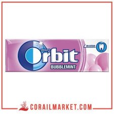 Chewing-gum sans Sucre goût bubblemint 10 dragée 14 g