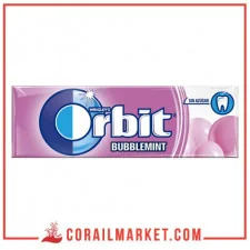 Chewing-gum sans Sucre goût bubblemint 10 dragée 14 g