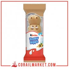 بسكويت محشو بالشوكولاطة البيضاء كيندار هابي هيبو 20.7 غ