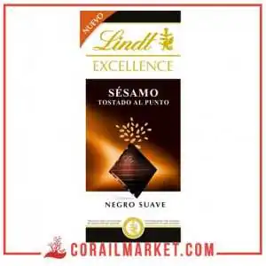 Chocolat noir aux sésames lindt excellence 100 g