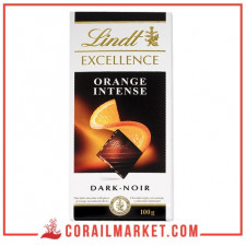 Chocolat noir goût orange intense lindt excellence 100 g