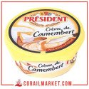 crème de Fromage de camembert  Président 125 g