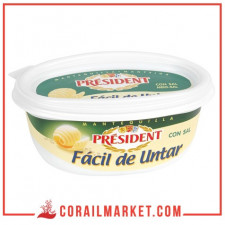 Beurre tendre demi sel président 250 g