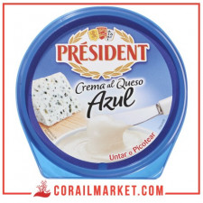 Crème de fromage bleu (roquefort) président 125 g