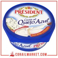 Crème de fromage bleu (roquefort) président 125 g