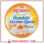 Fromage aux noix rondelé président 125 g
