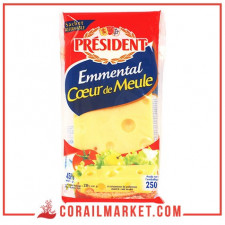 Fromage emmental président 250 g
