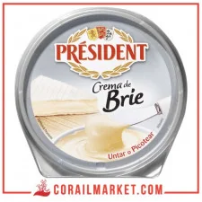 Crème de brie président 125 g
