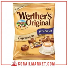 Bonbons goût cappuccino sans sucre werther's original 90 g