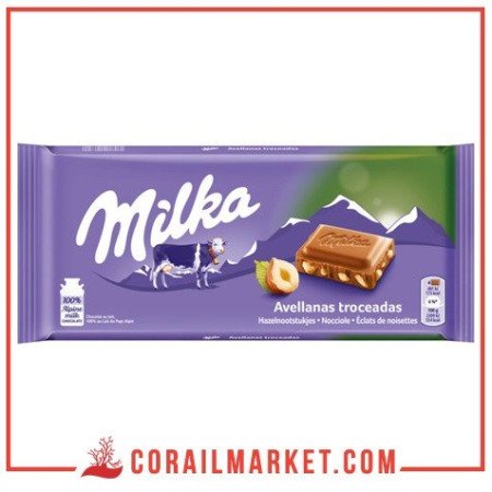 Chocolat aux noisettes Milka 100 g