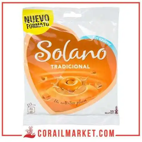 Bonbons sans Sucre caramel solano 100 g Bonbons sans Sucre caramel solano 100 g