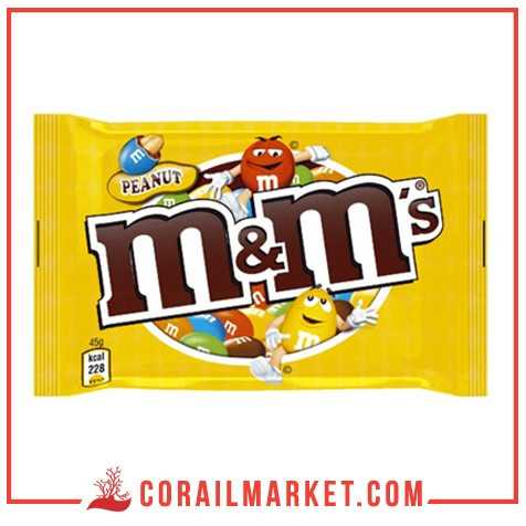 M&m's Bonbons Cacahuètes Enrobés De Chocolat 45 G – Corail Market