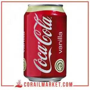 Boisson gazeuse coca cola gout vanille 33 cl