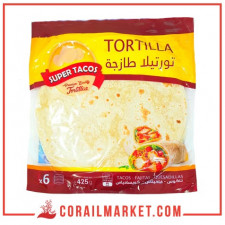 Pains de tortillas super tacos 425 g