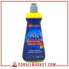 Liquide de rinçage parfum citron finish 400 ml 80 LAVAGES