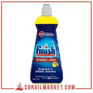 Liquide de rinçage parfum citron finish 400 ml 80 LAVAGES