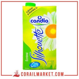Lait écrémé Candia silhouette 1 L