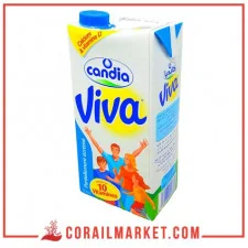 حليب منزوع الزبدة جزئيا كانديا فيفا 1ل