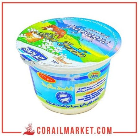 Crème fraîche naturelle Safilait 180 g