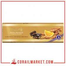 شوكولاطة سوداء باللوز و البرتقال ليندت 300غ