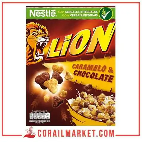 Céréales aux caramel et chocolat lion Nestlé 400 g Céréales aux caramel et chocolat lion Nestlé 400 g