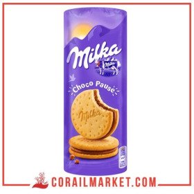 Biscuit fourré au chocolat choco pause Milka 260 g