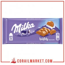 Chocolat au lait bubbly Milka 100 g