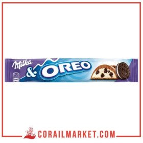 Chocolat fourré aux morceaux de oreo milka 37 g